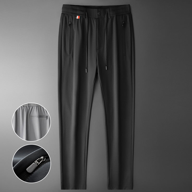 MEN'S STRAIGHT ANTI-WRINKLE CASUAL PANTS