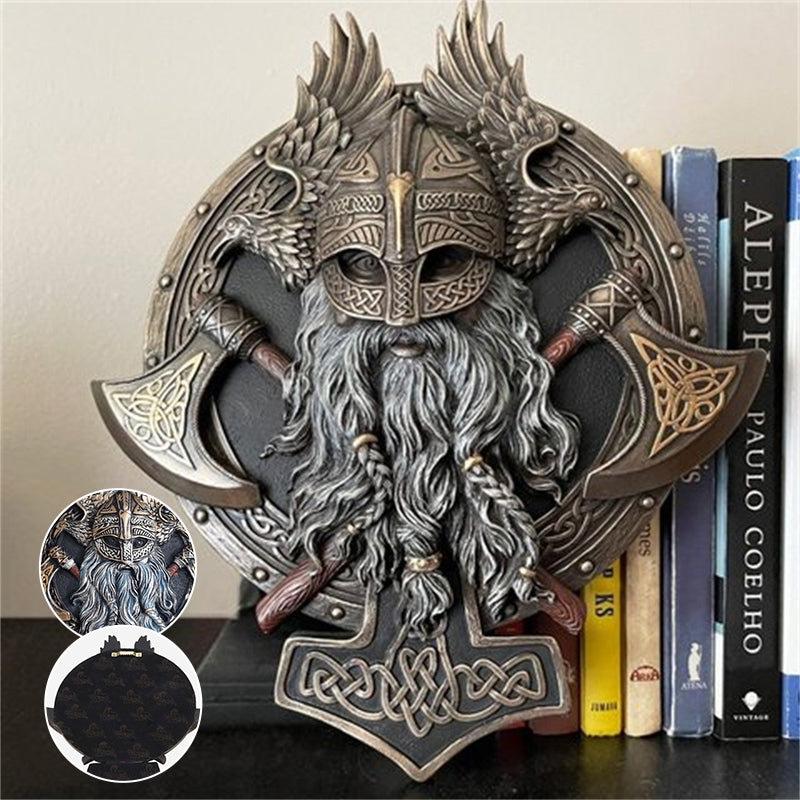 Retro Viking Berserker Double Axe Wall Decorative