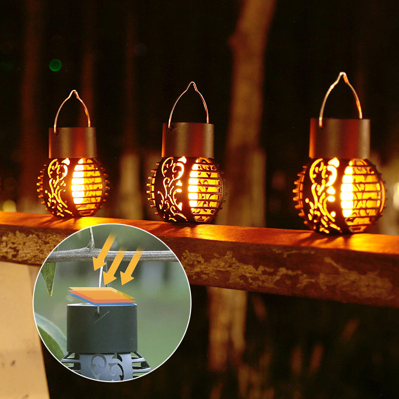 Solar Simulation Flame Hanging Lamp