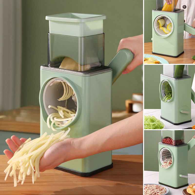 Multifunctional Drum Vegetable Cutter Kitchen Household Circular