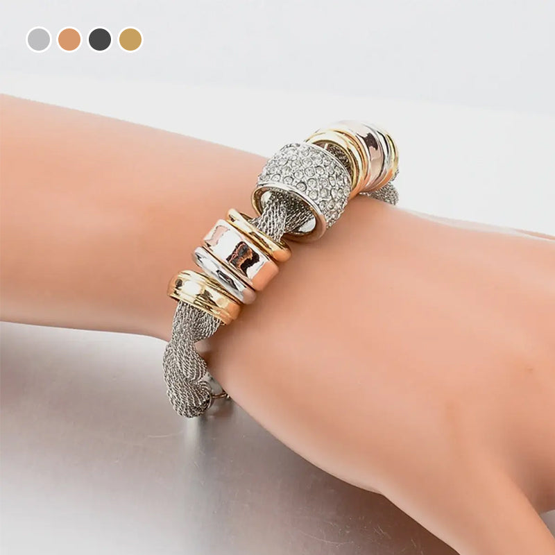 Entwined Ring Accent Bracelet