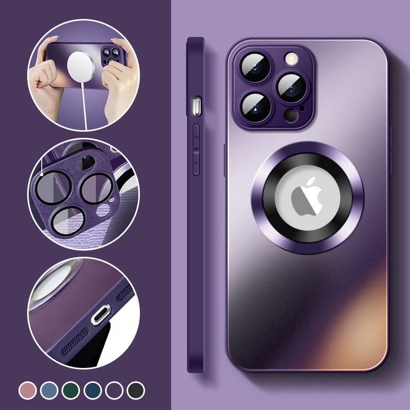 Magnetic AG Glass Frosted iPhone  Case