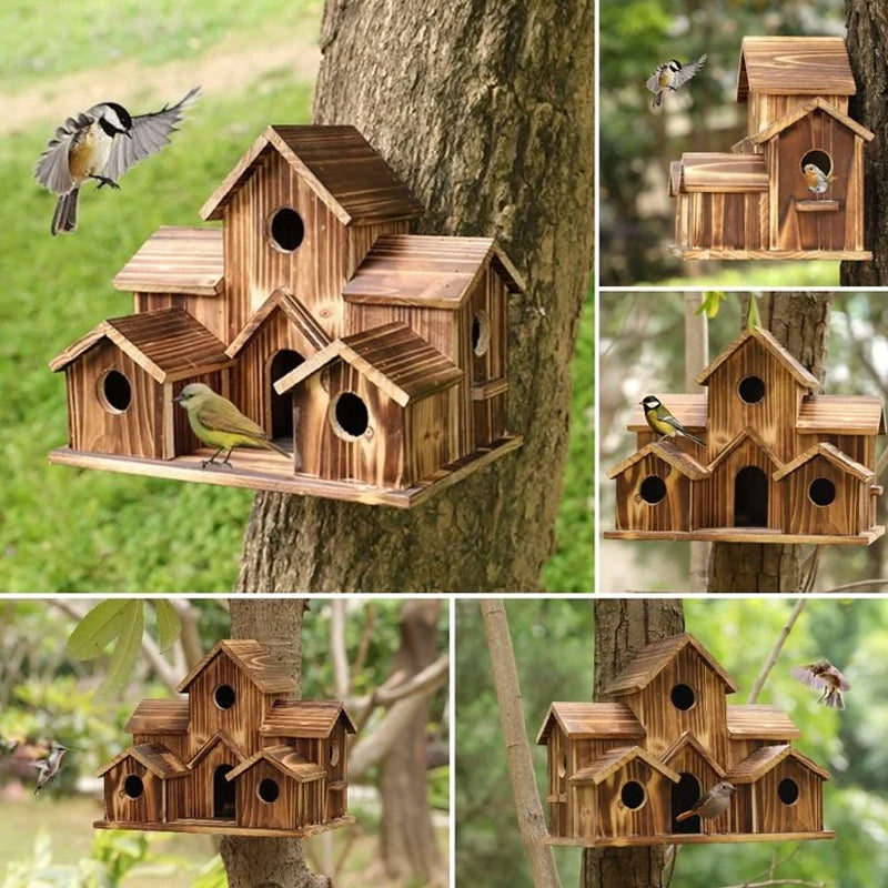 Natural Bird House for Backyard