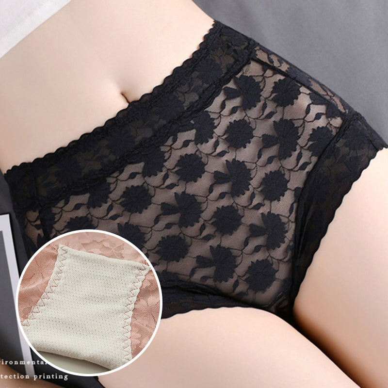 Women's High Waist Lace Panties