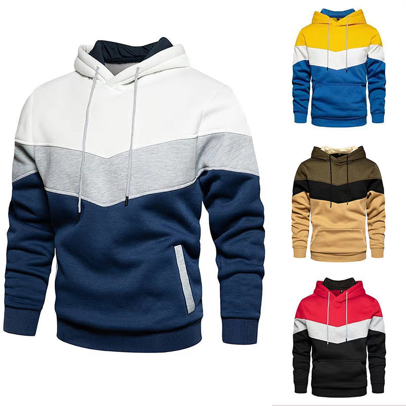 Hooded Colorblock Sweatshirt