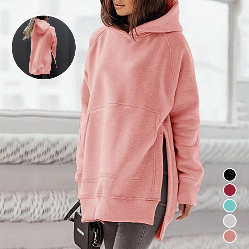 Long Sleeve Hooded Fleece Sweatshirt