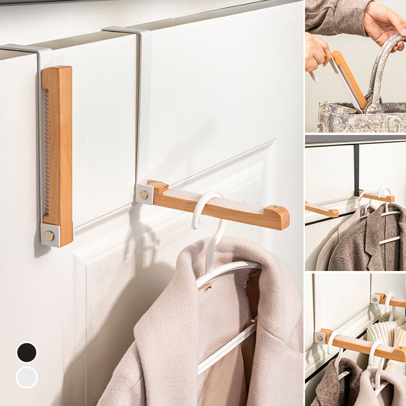 Foldable Wood Over The Door Hooks