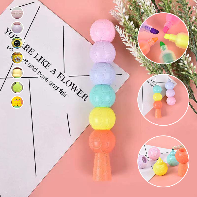 Colorful Octopus Shaped Highlighter