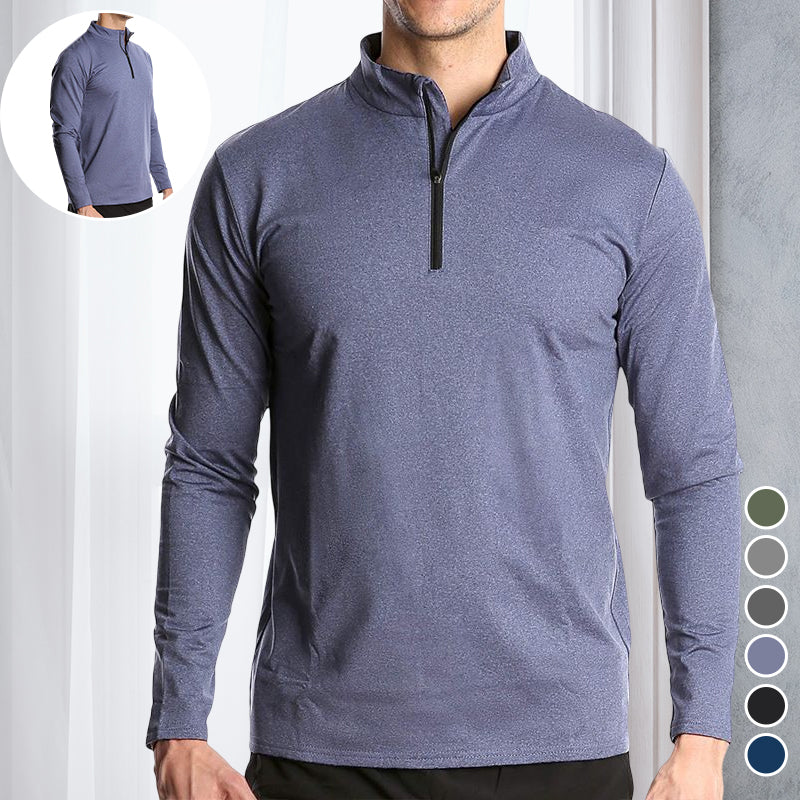 Men's Long Sleeve Quick Dry Sports T-Shirt