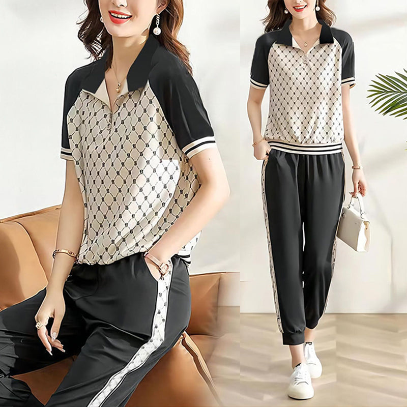 Plus Size Sports Suit