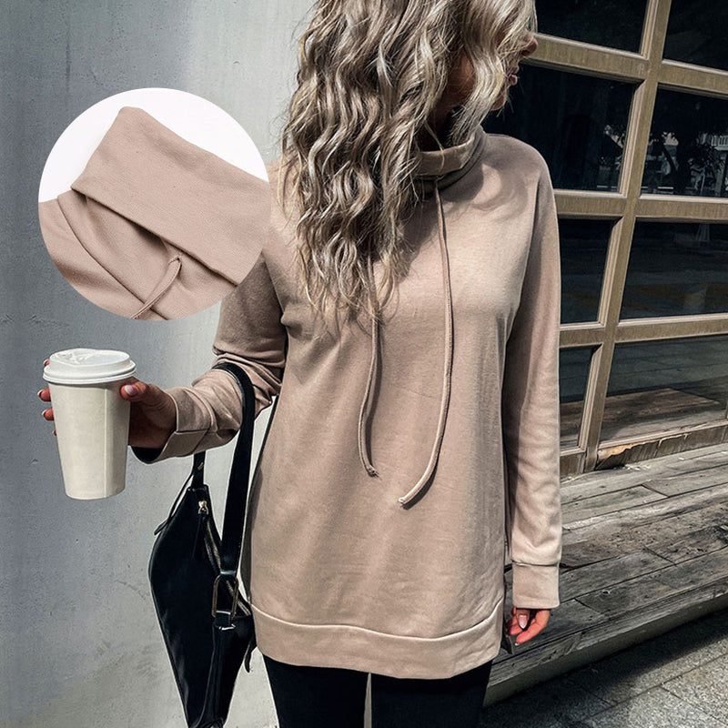 Pile Neck Sweatshirt