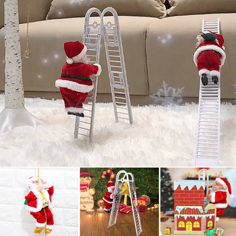 Electric Climbing Santa