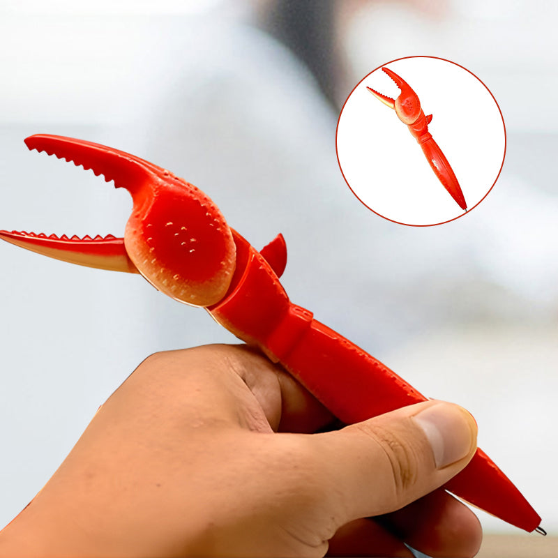 🦀Cute Crab Clip Ballpoint Pen