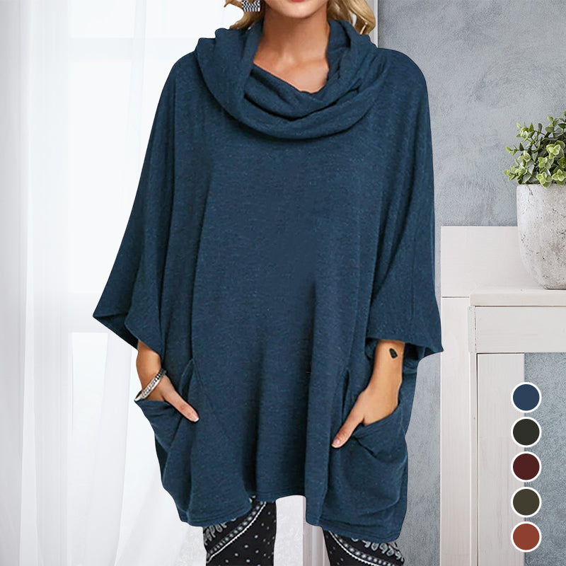 Casual Three-quarter Sleeve Loose Large Size Knitted Tops
