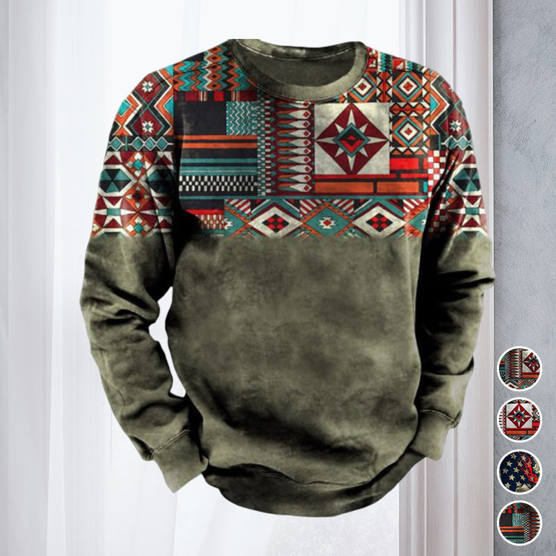 Digital Print Crew Neck T-Shirt