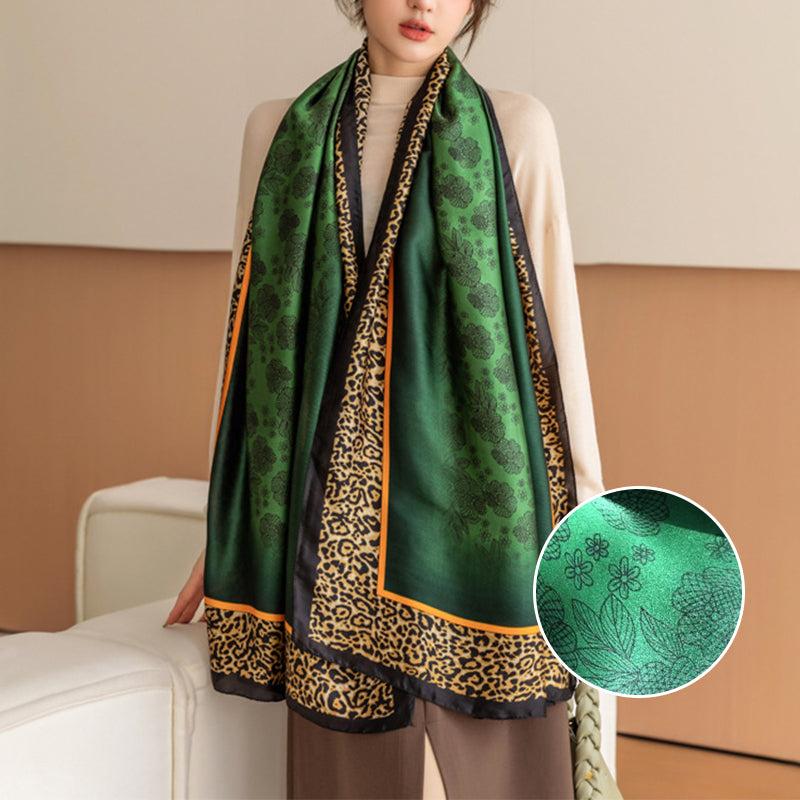 New Silk Hooded Sun Protection Shawl