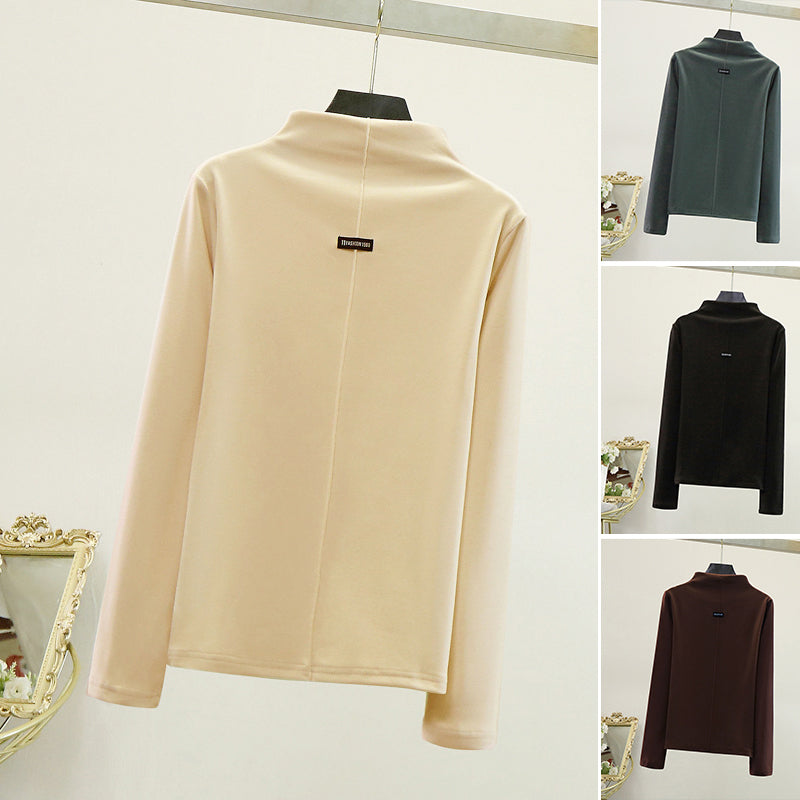 Thickened Double-sided Half turtleneck Sweater