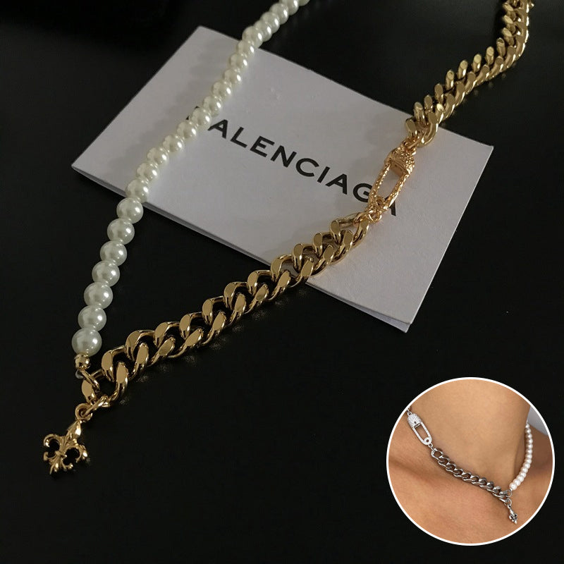 THE DIMIDIUM PEARLY CHAIN CHOKER
