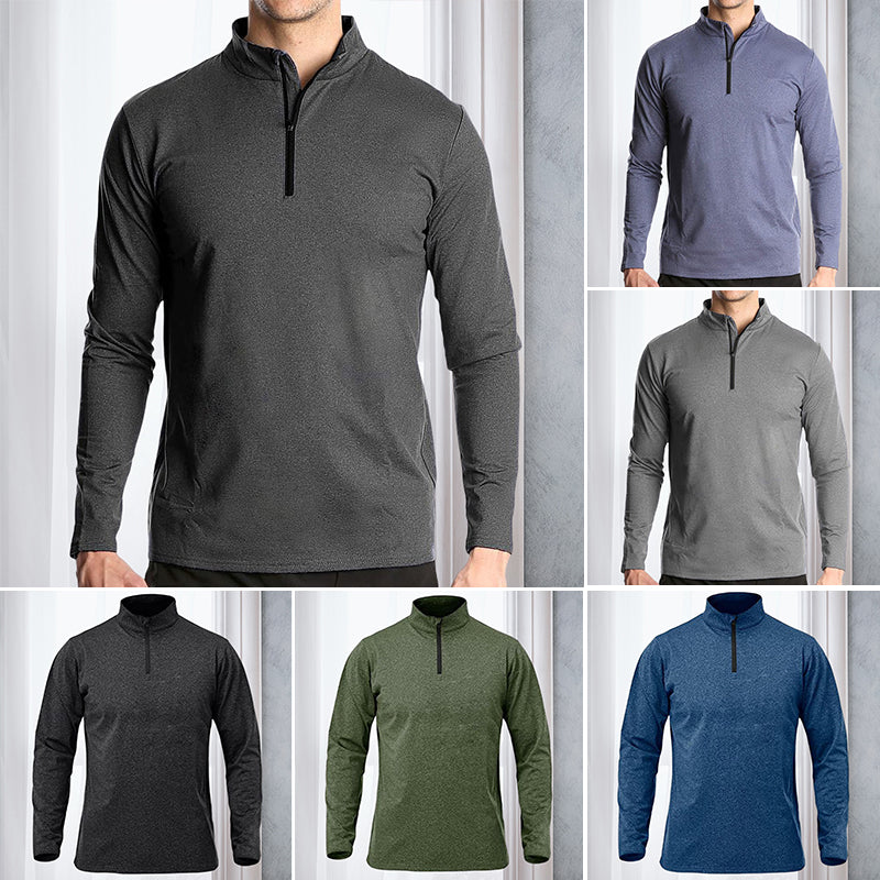 Men's Long Sleeve Quick Dry Sports T-Shirt