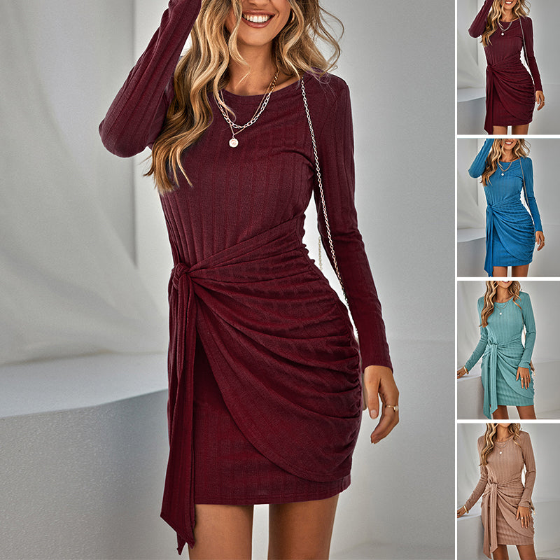 Ladies Knit Sexy Slim Dress