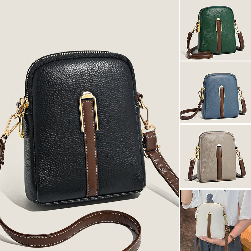New Lychee Pattern Leather Mobile Phone Bag