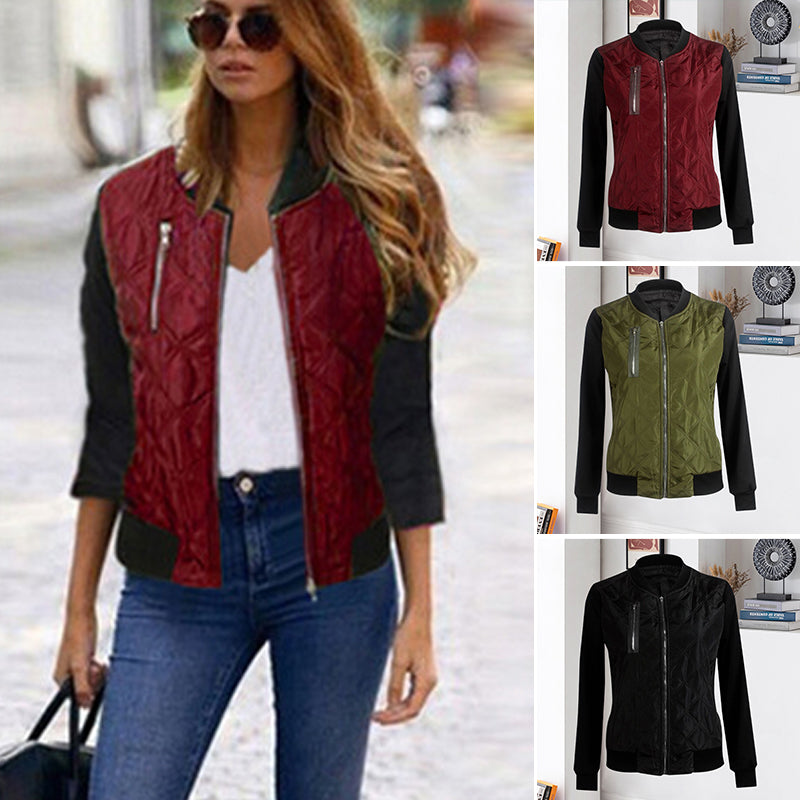 Fashion Zip Padded Jacket