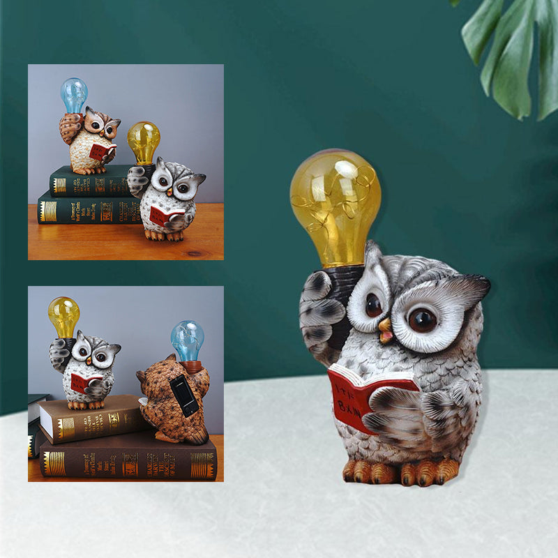 Owl Solar Ornament