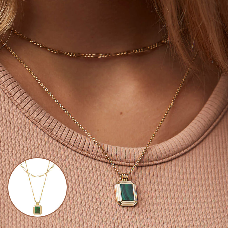 Double Layered Turquoise Necklace