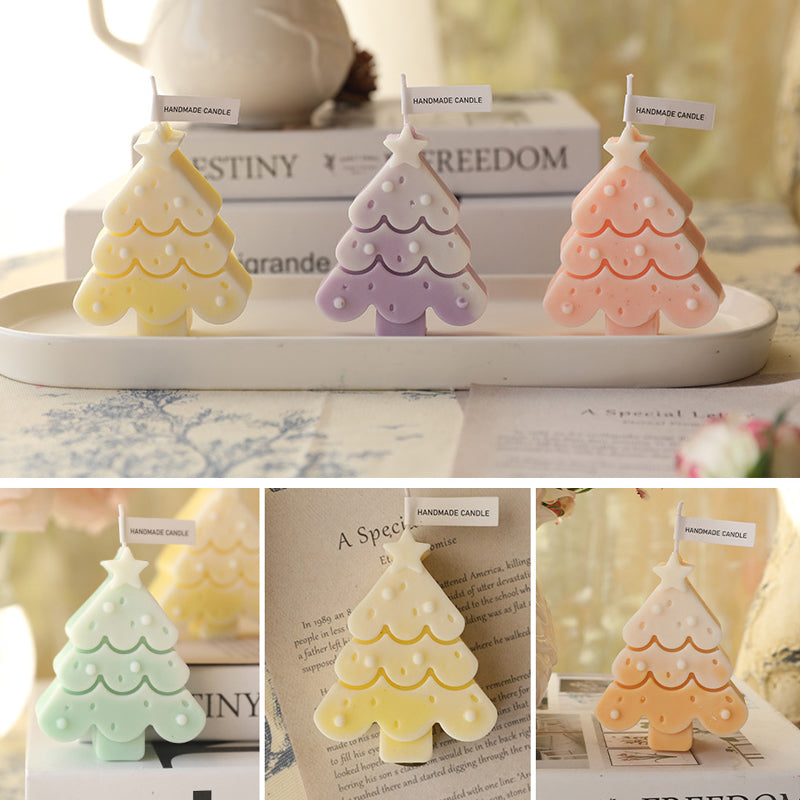 Christmas Candles Decor, 4 pcs