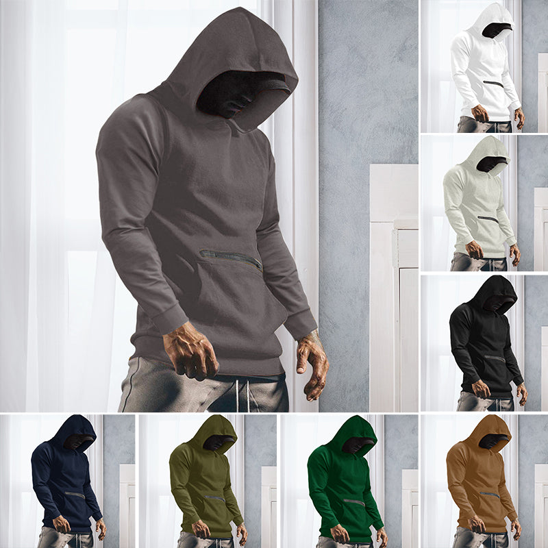 Solid Color Long Sleeve Hoodie