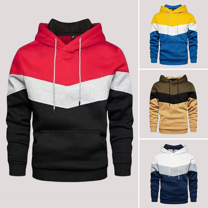 Hooded Colorblock Sweatshirt