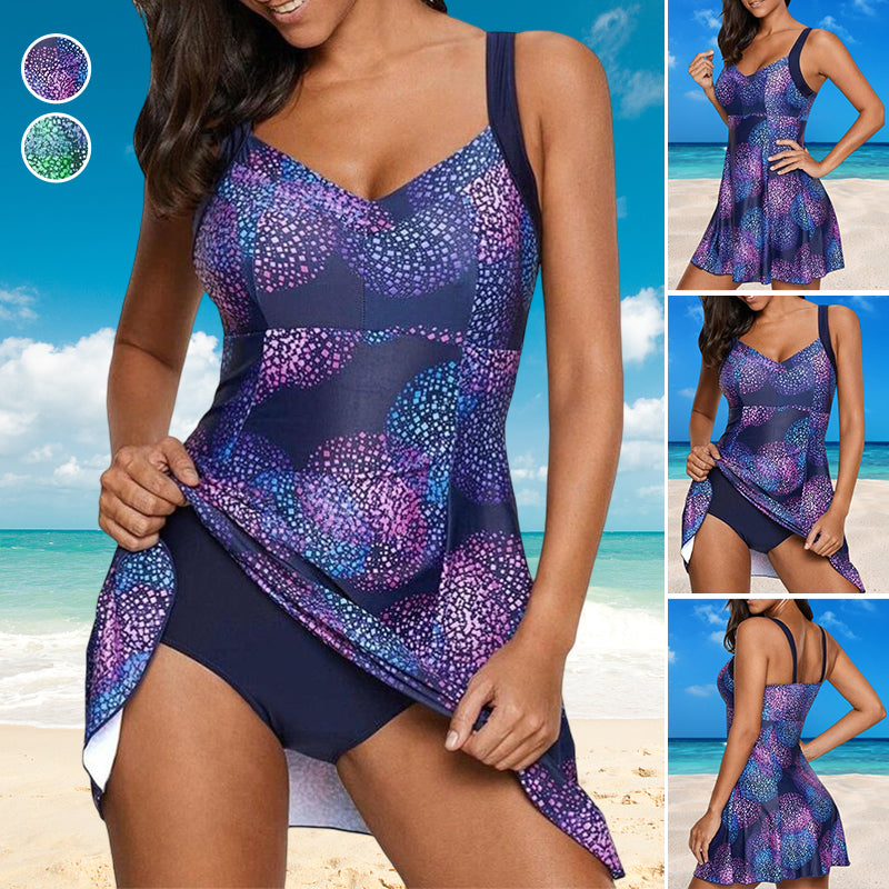 Conservative Long Skirt Tankini