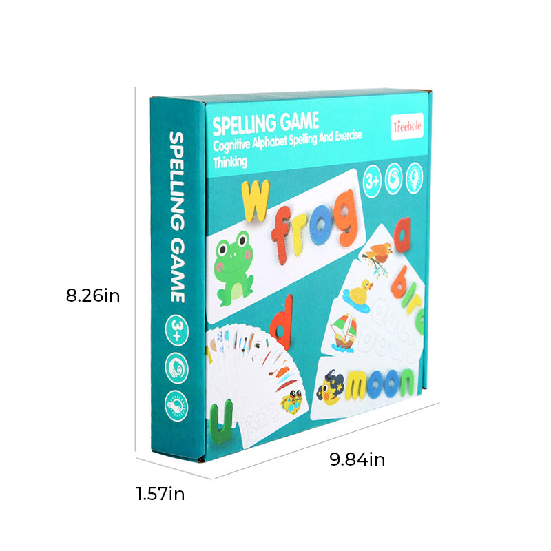 Wooden Toddler See and Spelling Learning Toy