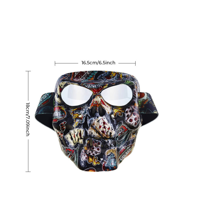 Skull Dustproof Motorcycle Goggles Mask