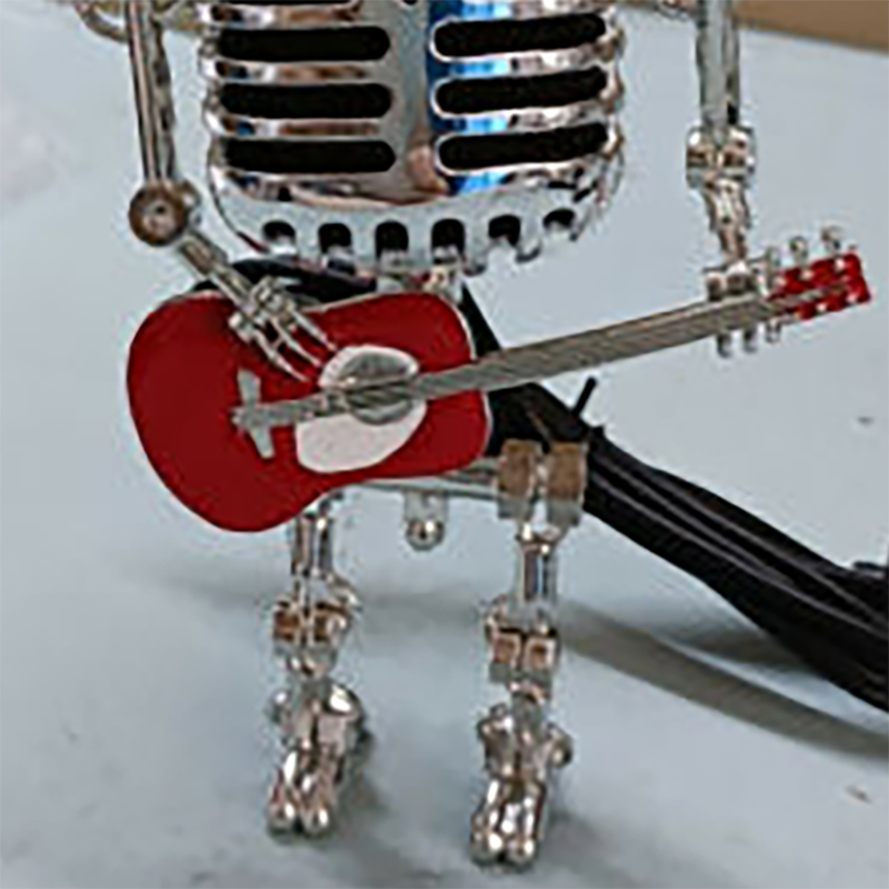 Retro Microphone Robot USB