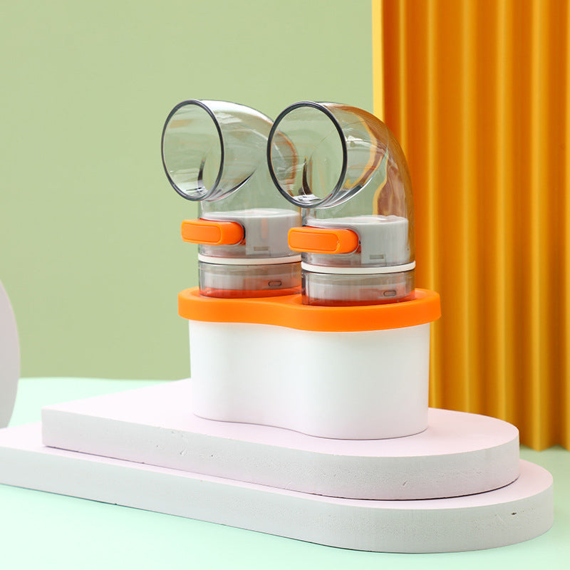 Arc press quantitative salt bottle