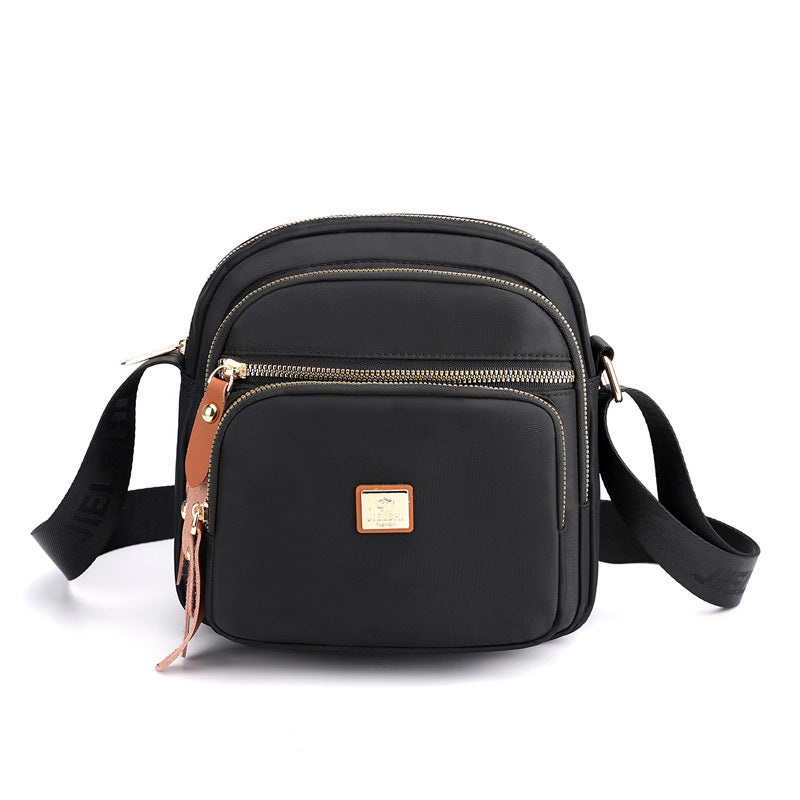 Multi Pocket Nylon Shoulder Bag