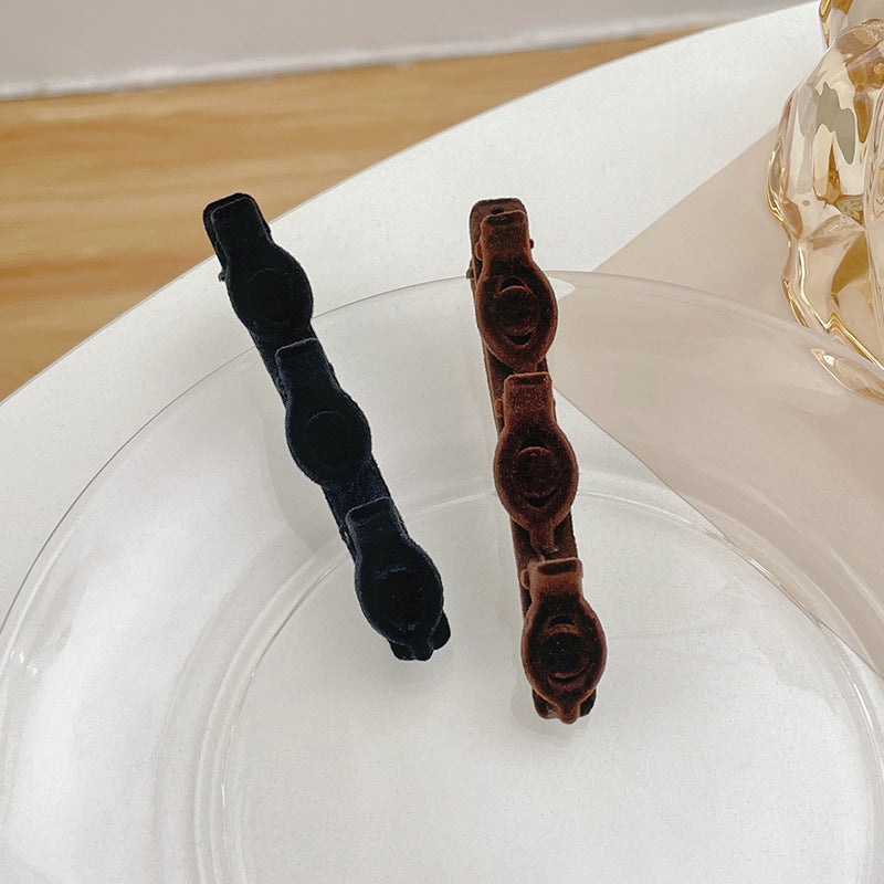 Sparkling Crystal Stone Braided Hair Clips