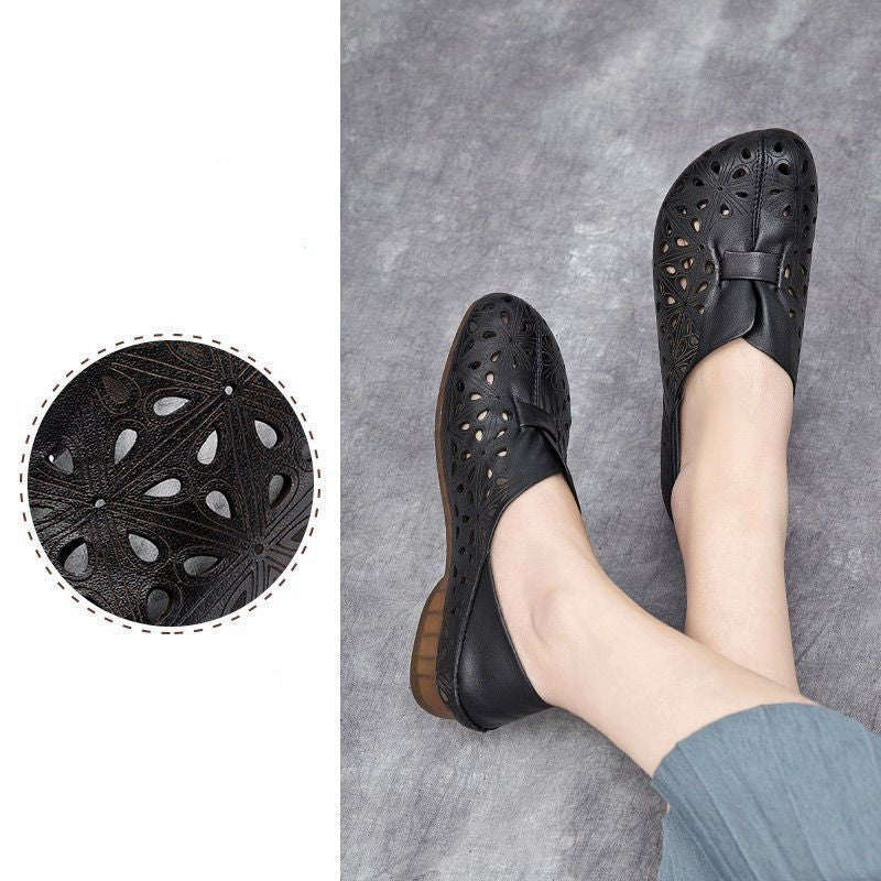 Cutout Breathable Mom Sandals