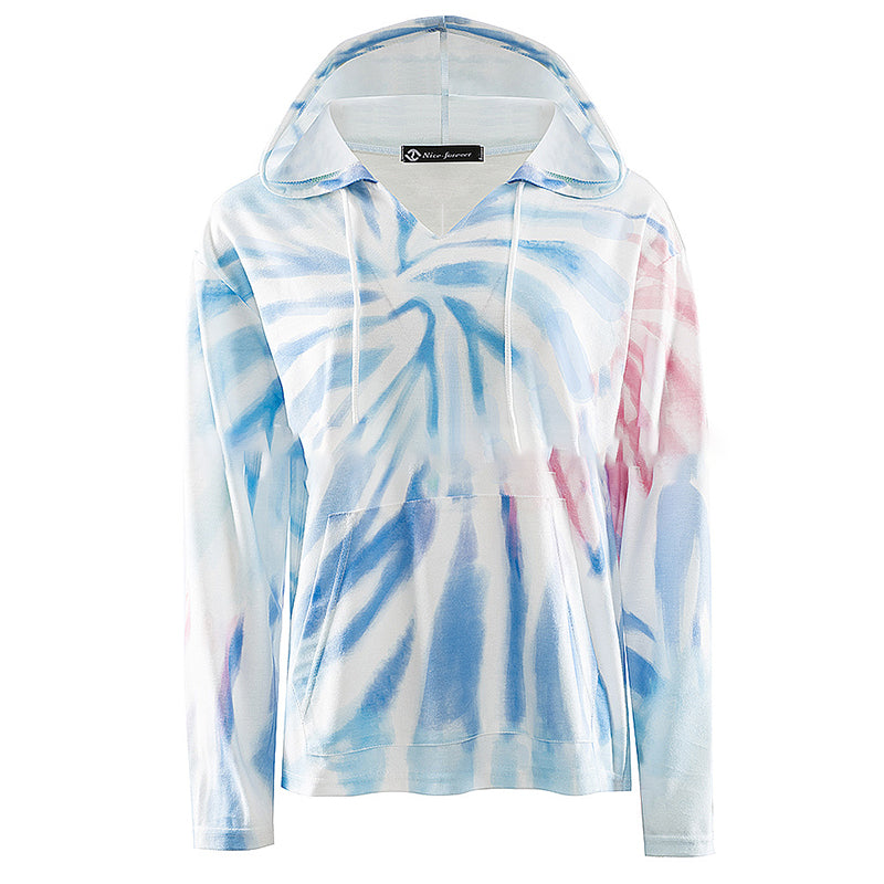 Tie-dye Print Sweatshirt