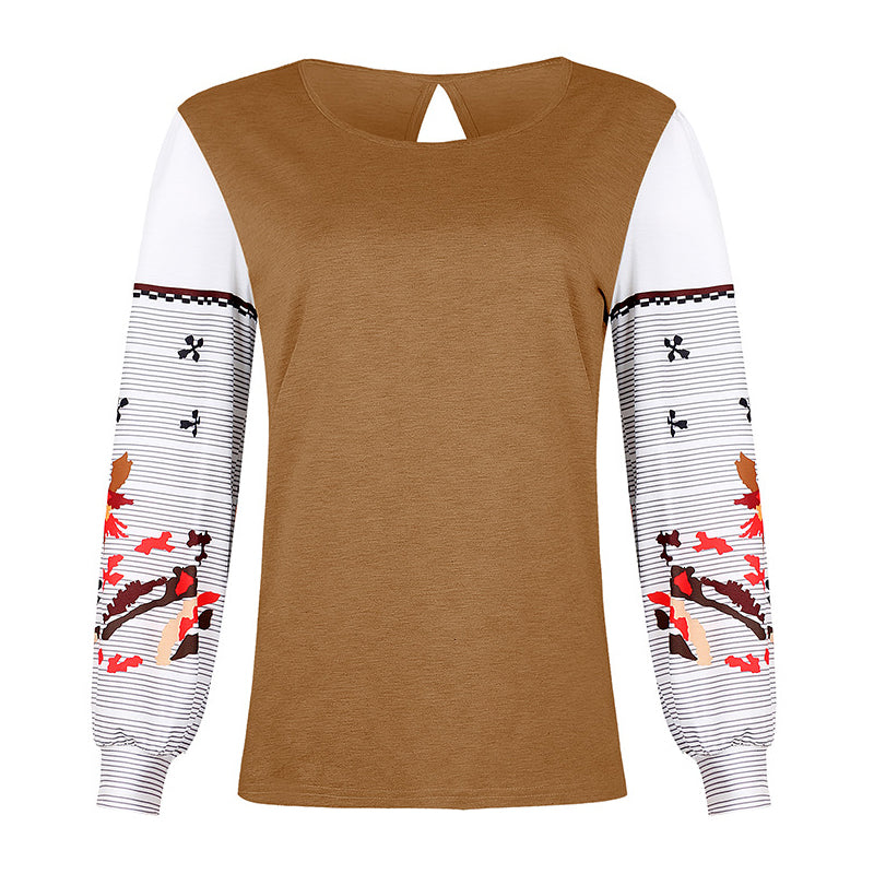 Long Sleeve Printed Sweatshirt