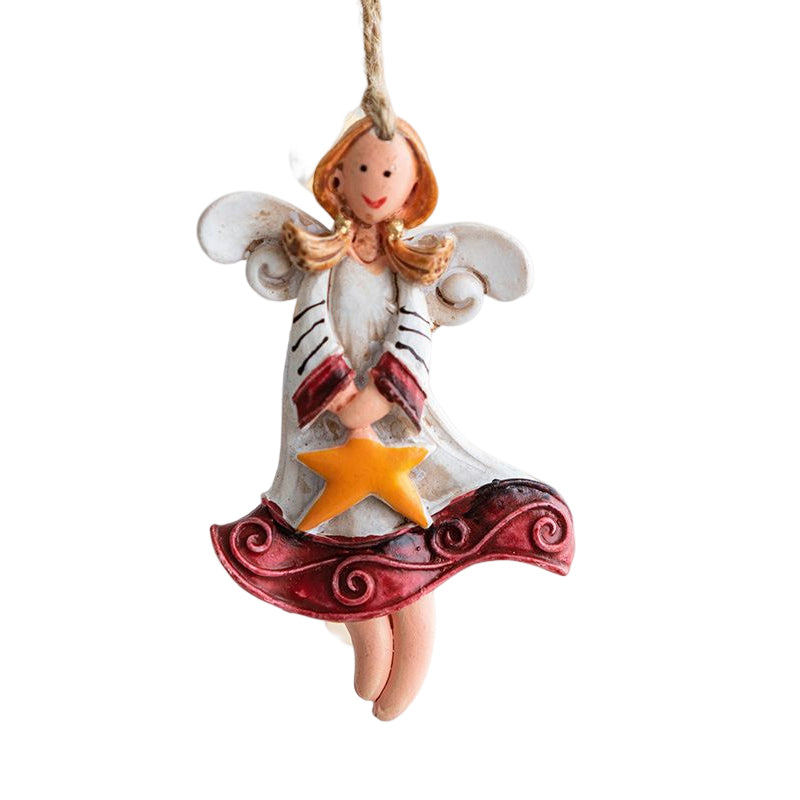 Vintage Angel Resin Pendant