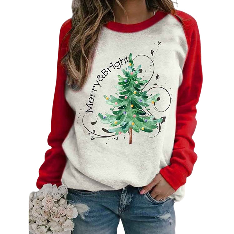 Christmas Tree Sweatshirt For Women