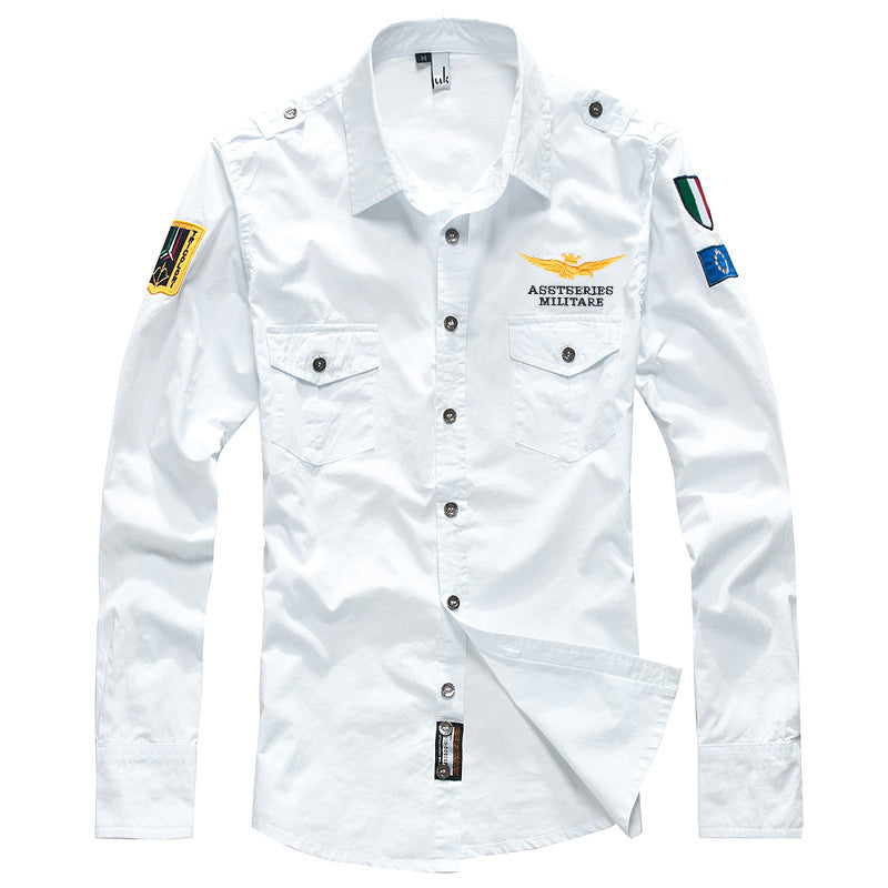 Aviator Men's Long Sleeve Shirt