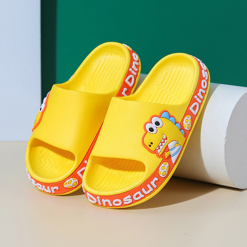 Dinosaur Soft Bottom Non-slip Children's Slippers