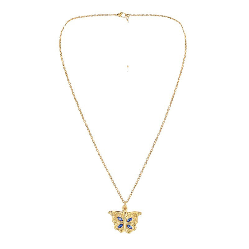 Butterfly Heart Necklace