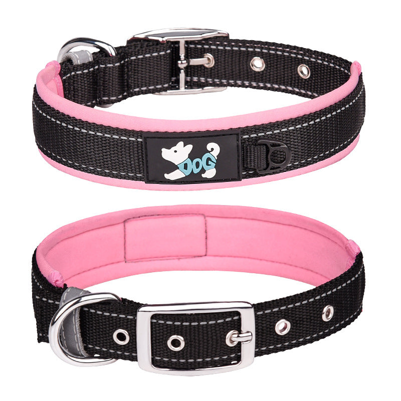 Nylon Reflective Dog Collar