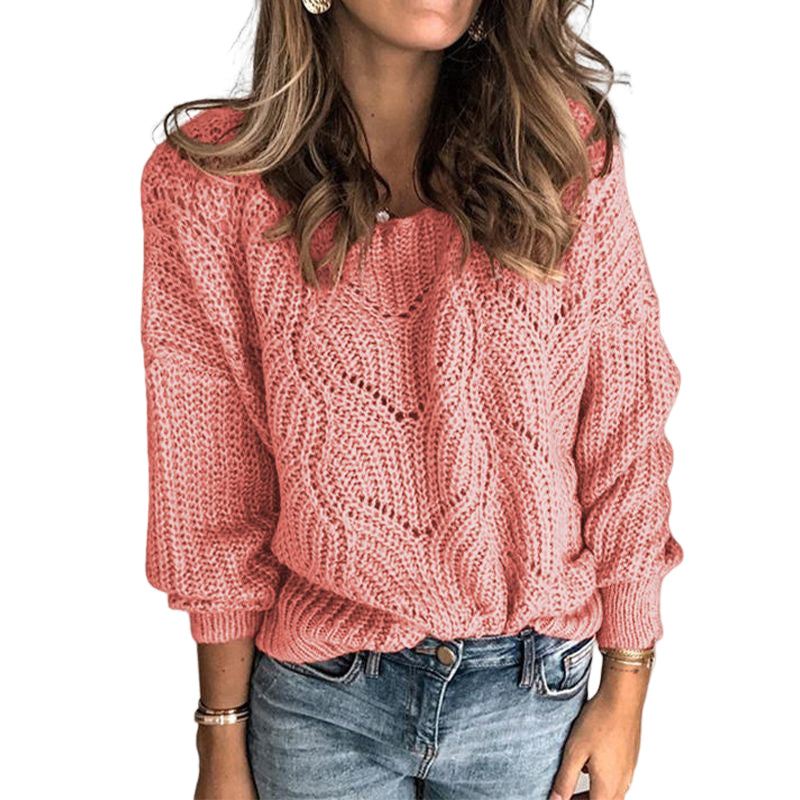 Crochet Knit Pullover Sweaters
