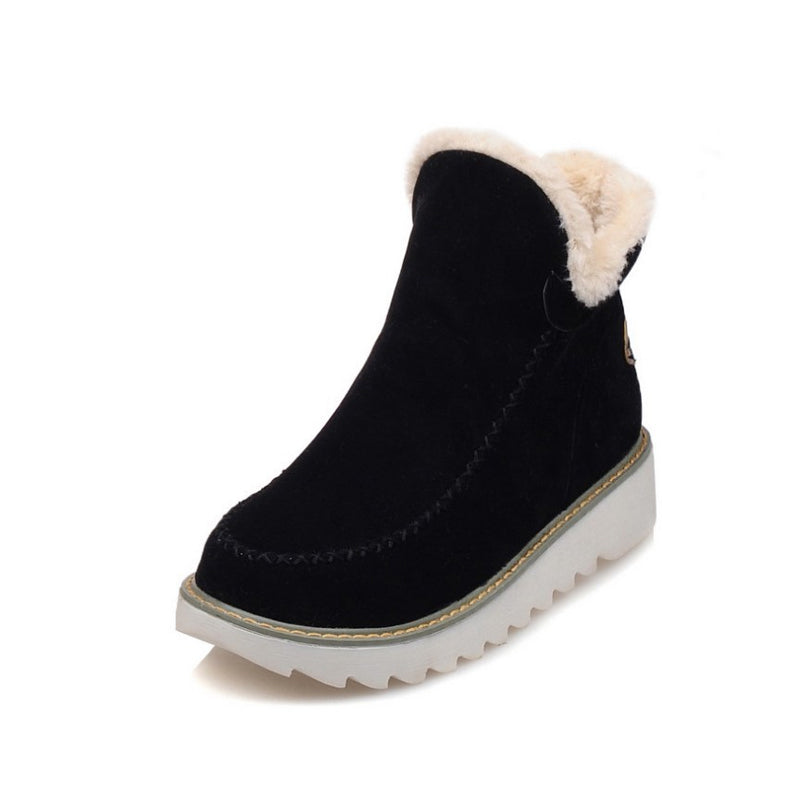 Winter Flat Heeled Platform Snow Boots