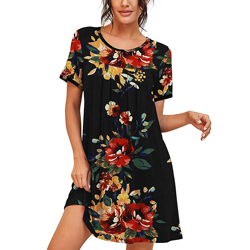 Printed Plus Size Dress